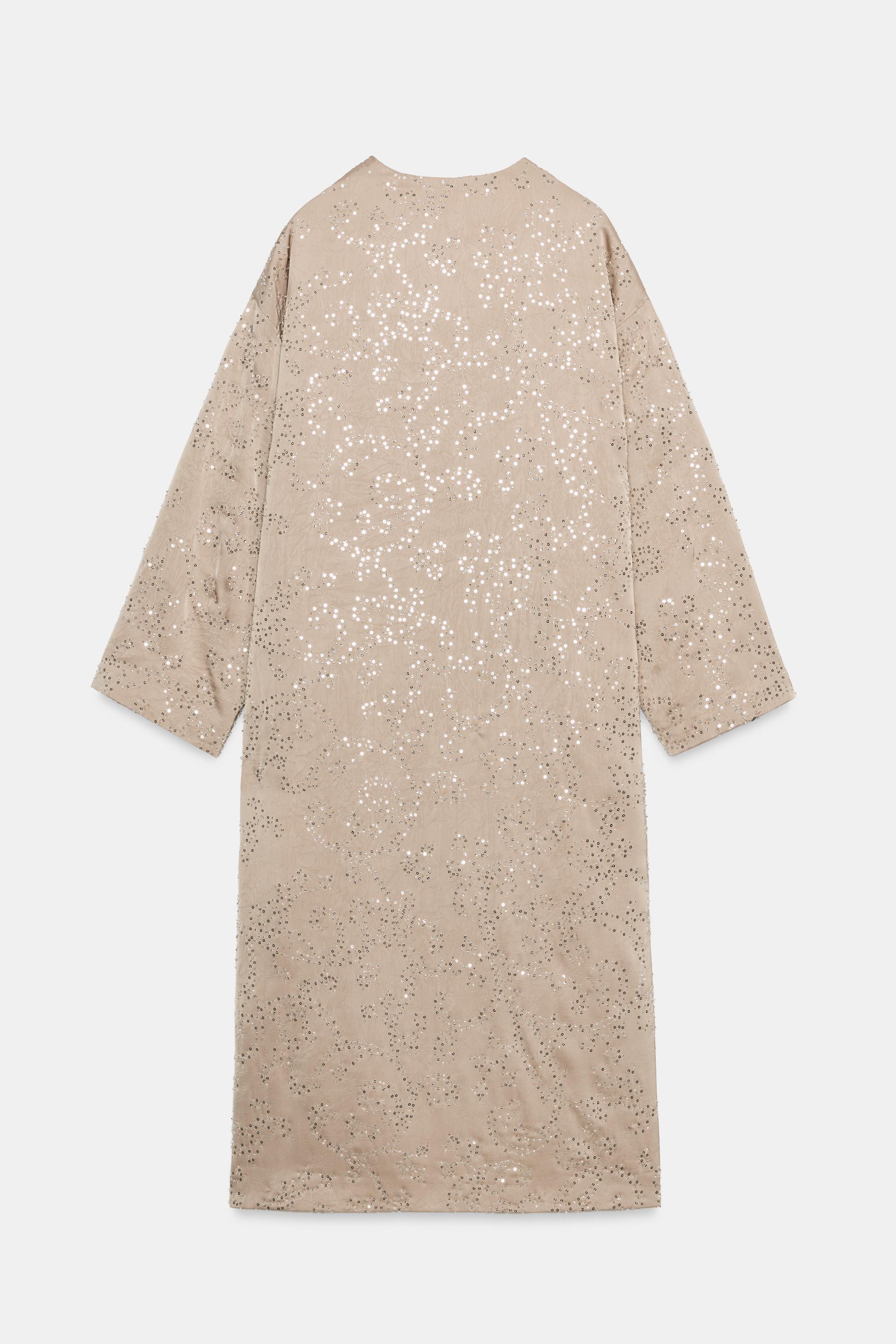 VESTE KIMONO PAILLETTES